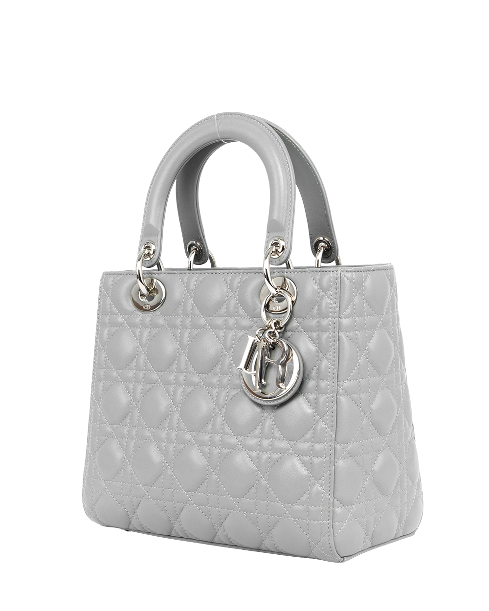 DIOR LADY MEDIUM GRAY LAMB SHW 01 BO 0125 0102