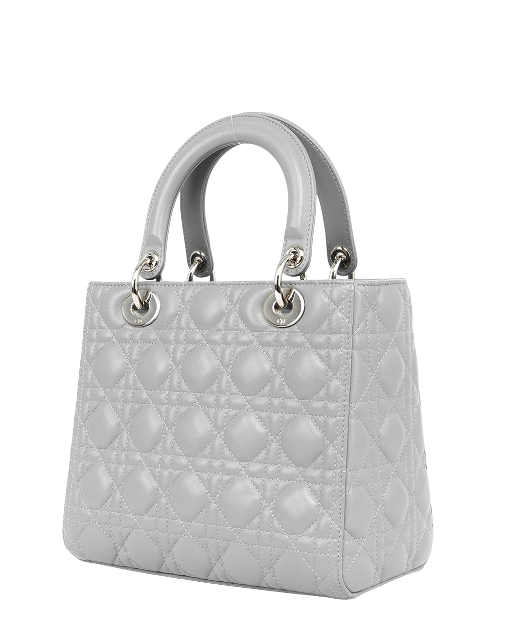DIOR LADY MEDIUM GRAY LAMB SHW 01 BO 0125 0103
