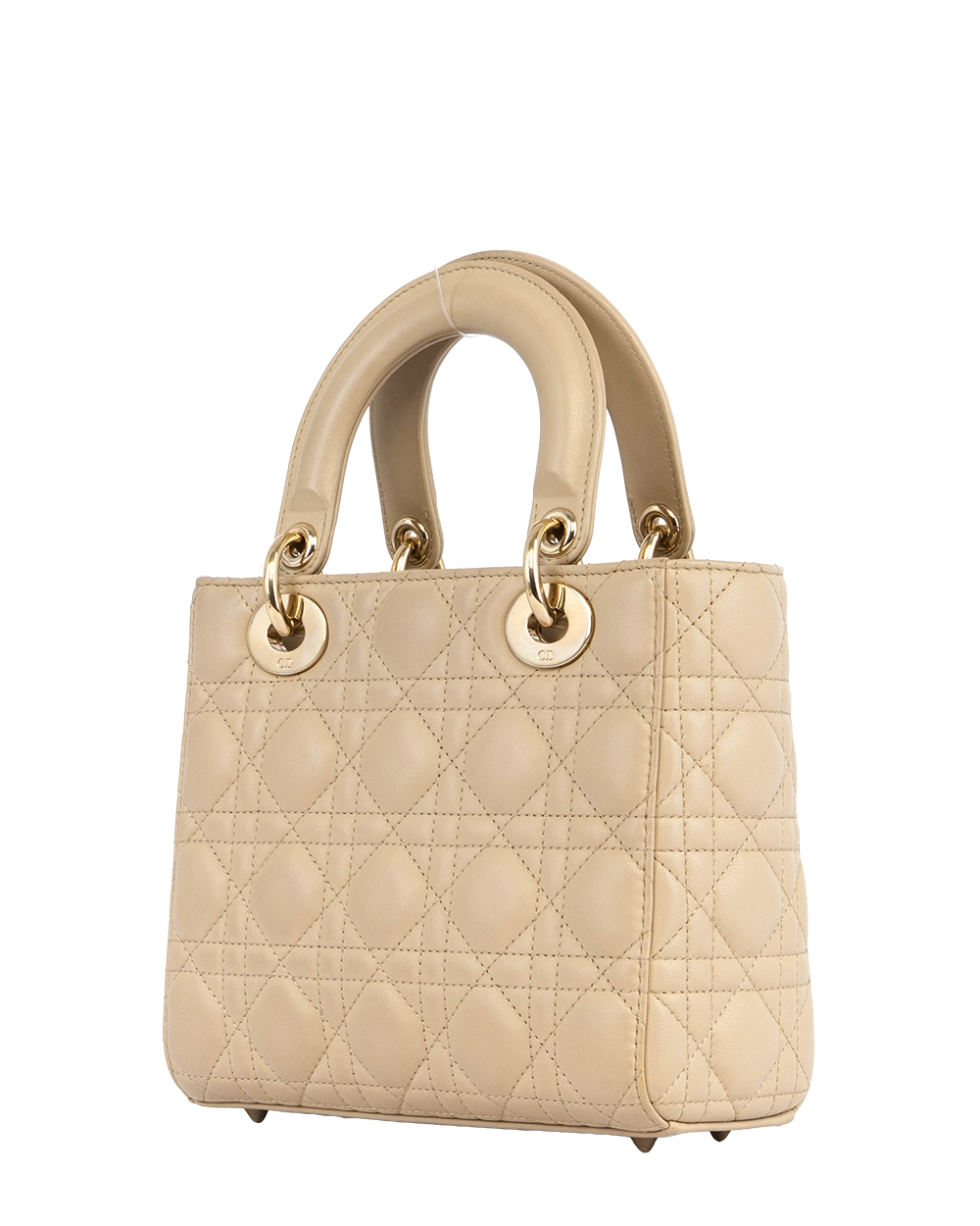 DIOR LADY SMALL BEIGE LAMB GHW 10 MA 0213 1842