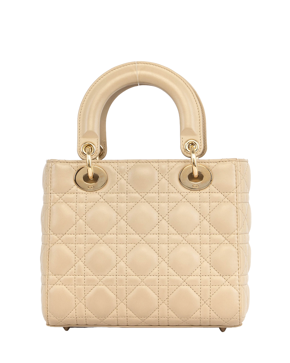 DIOR LADY SMALL BEIGE LAMB GHW 10 MA 0213 1843