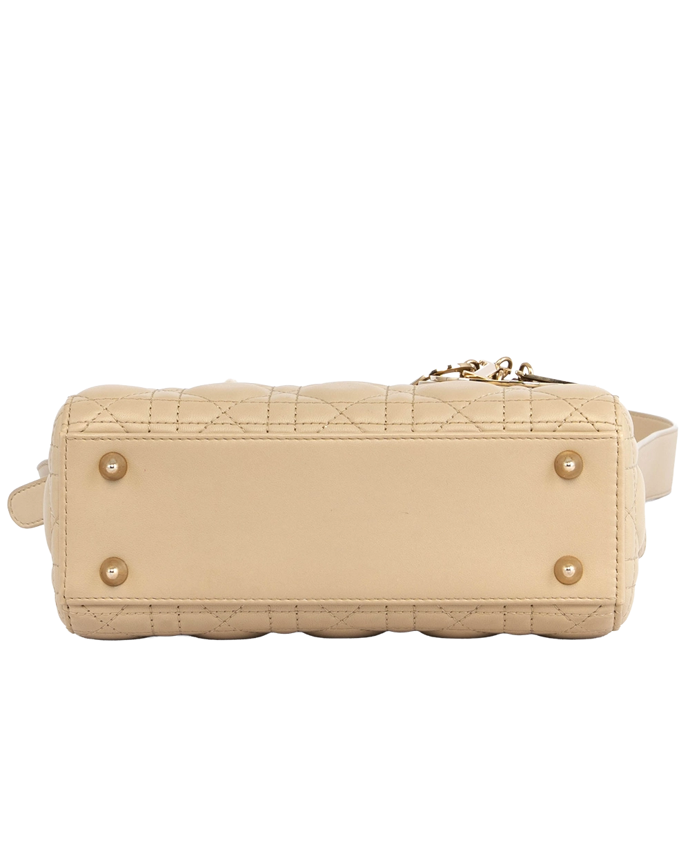 DIOR LADY SMALL BEIGE LAMB GHW 10 MA 0213 1852