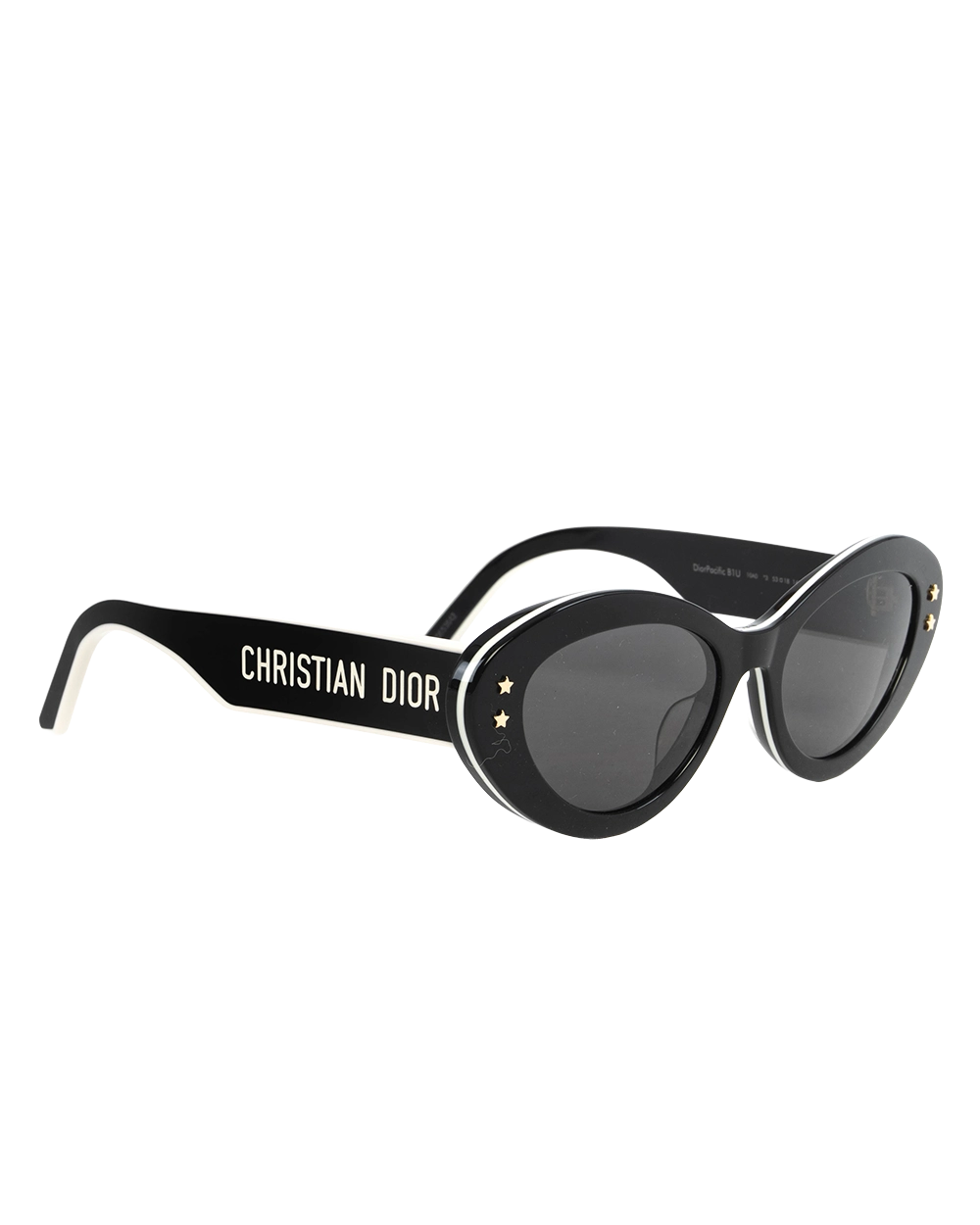 DIOR PACIFIC B1U BUTTERFLY SUNGLASSES BLACK GHW TF30653642 0197
