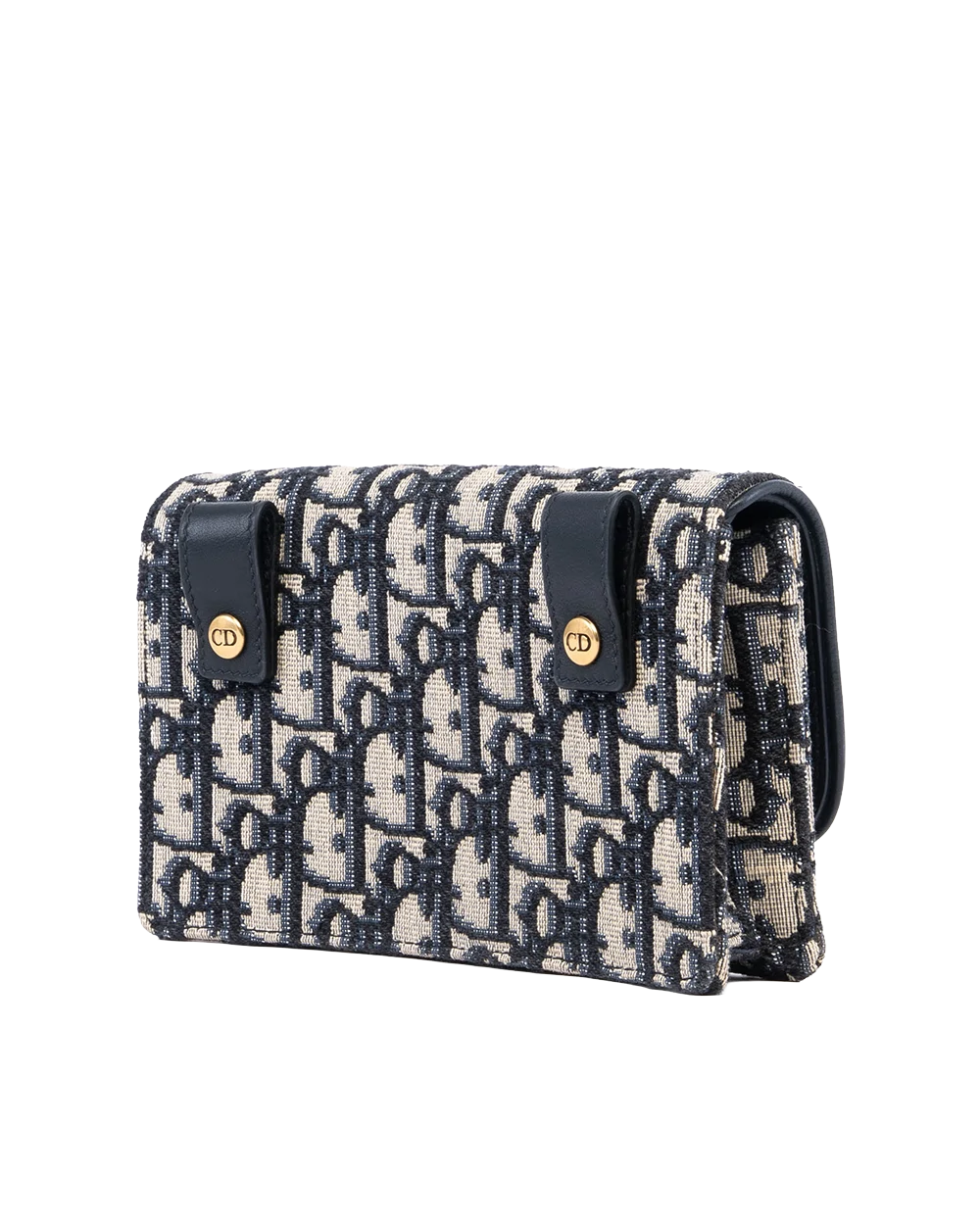 DIOR SADDEL BELT BAG BLUE NAVY OBLIQUE JACUARD GHW 05 RU 0139 04919