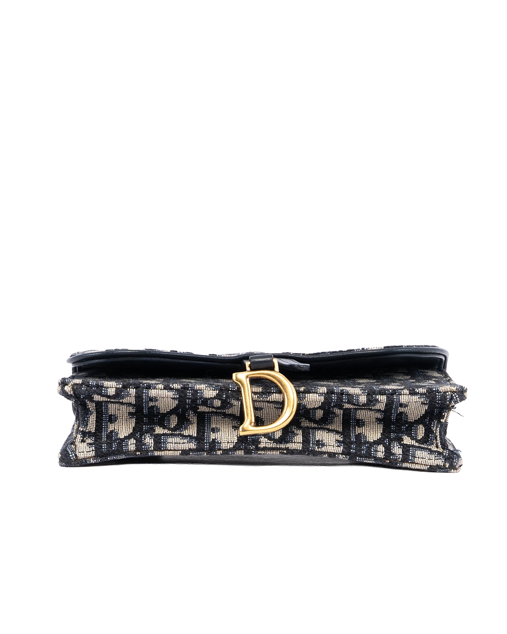 DIOR SADDEL BELT BAG BLUE NAVY OBLIQUE JACUARD GHW 05 RU 0139 04921