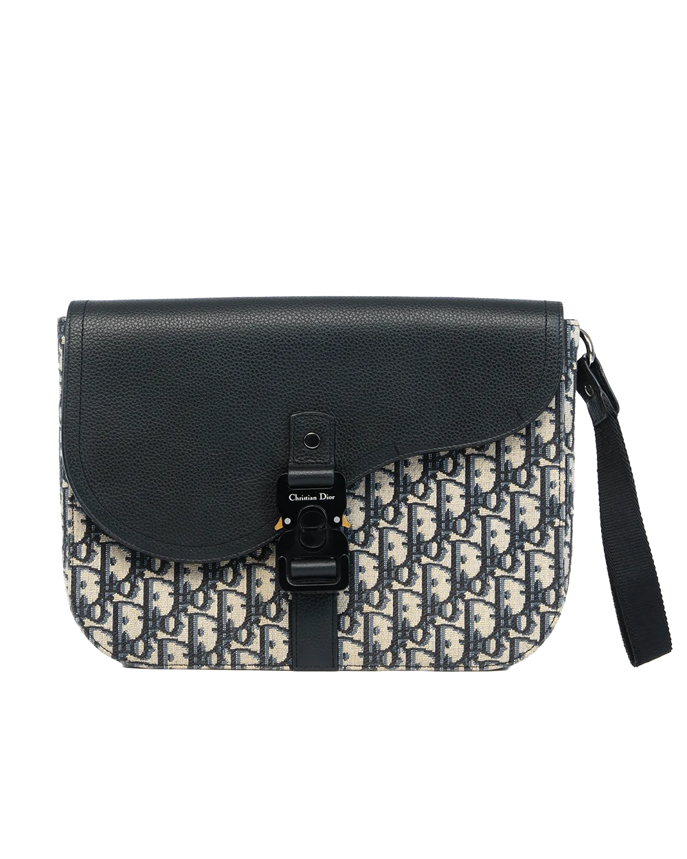 DIOR SADDLE CLUTCH MEDIUM BLUE NAVY OBLIQUE JACUARD GHW SHW 15 BO 0263 0493