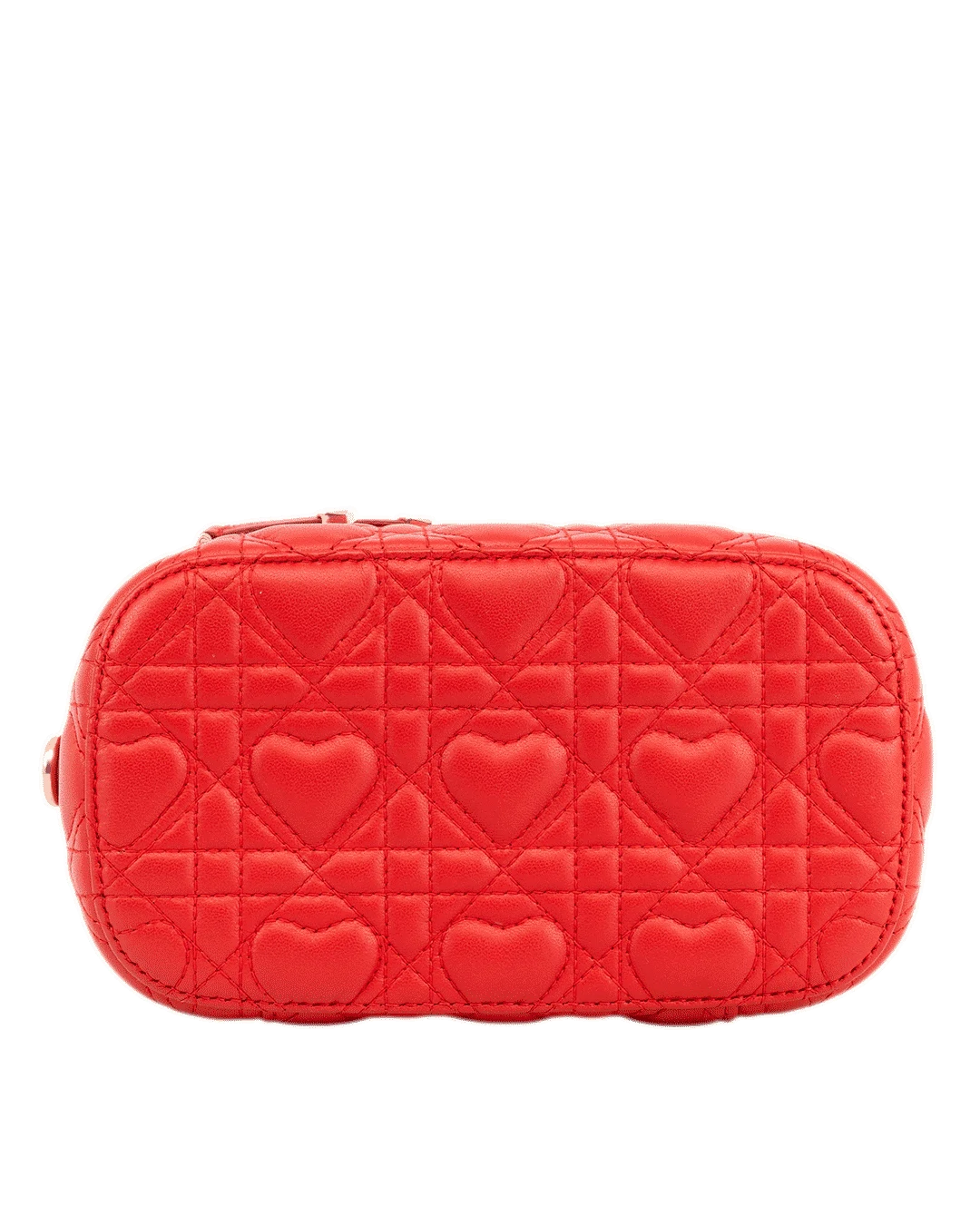 DIOR TRAVEL MAKEUP SMALL RED LAMB GHW 08 BO 0261 3901