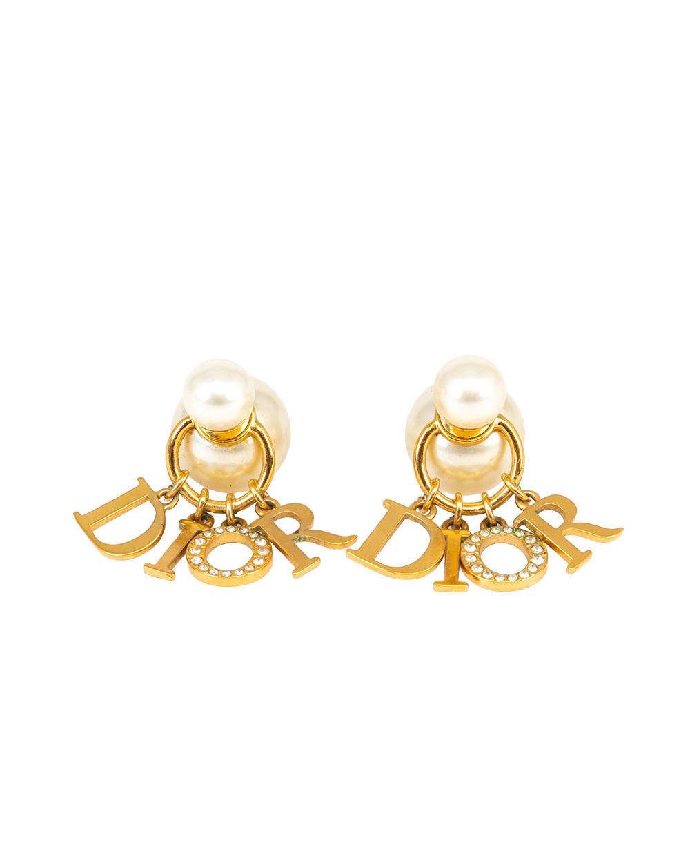 DIOR TRIBALS PEARL EARRING GHW 1931