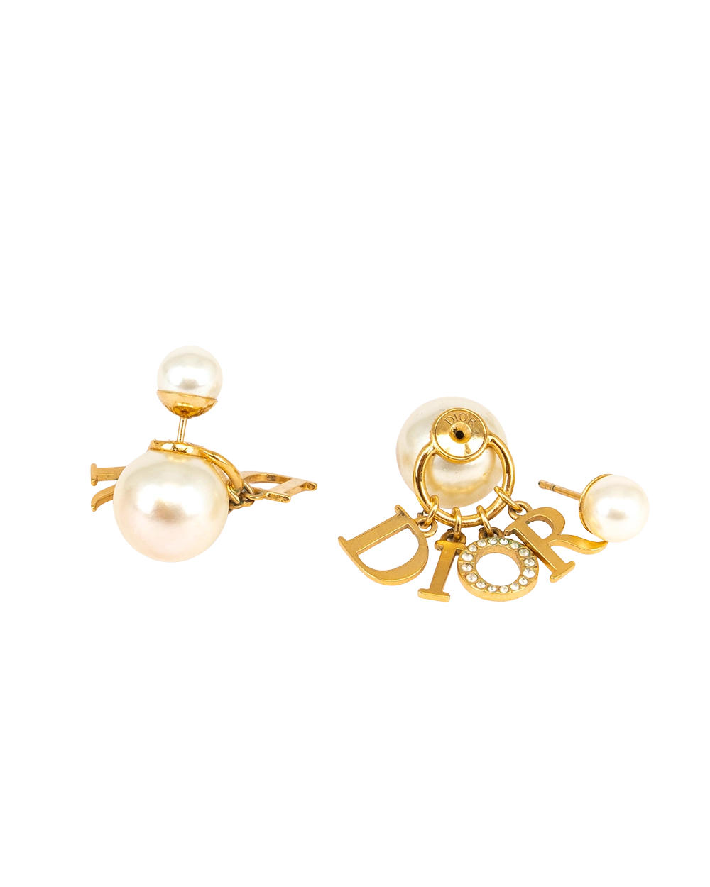 DIOR TRIBALS PEARL EARRING GHW 1933