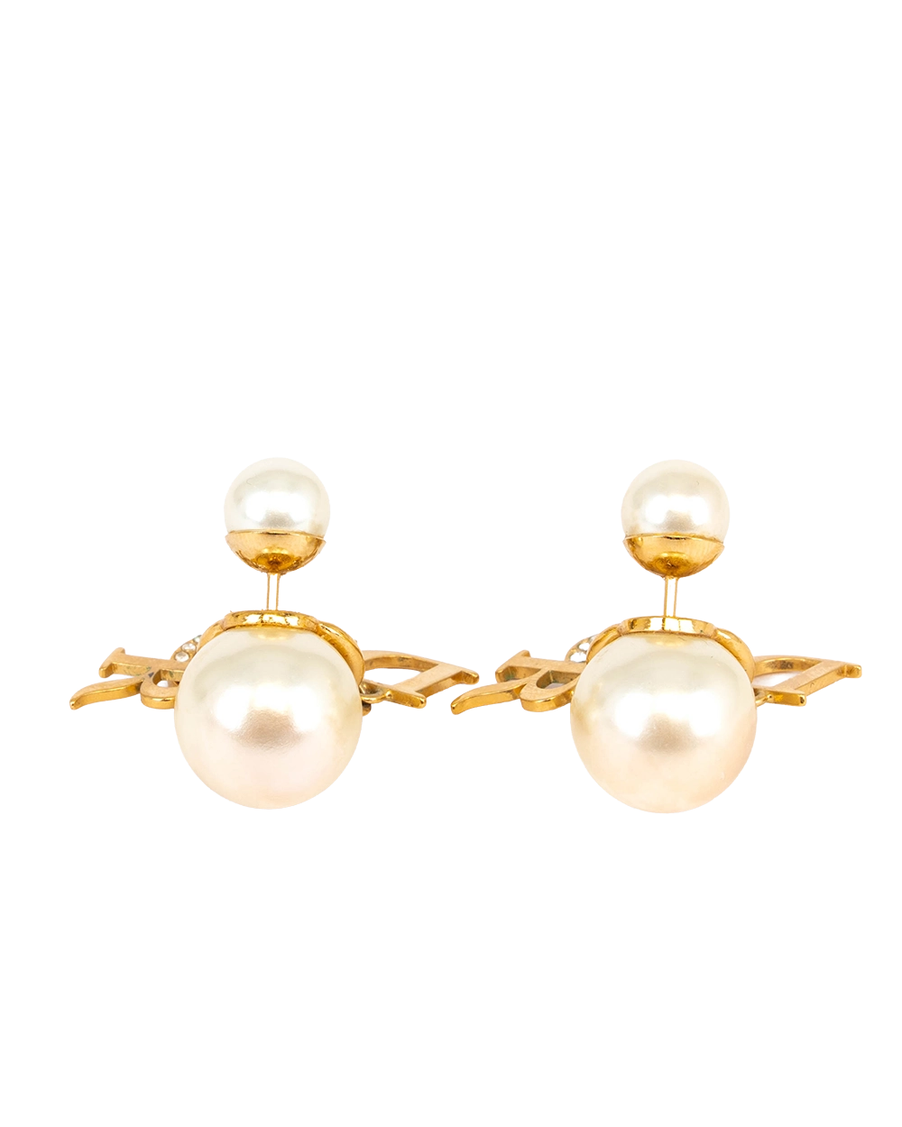 DIOR TRIBALS PEARL EARRING GHW 1934