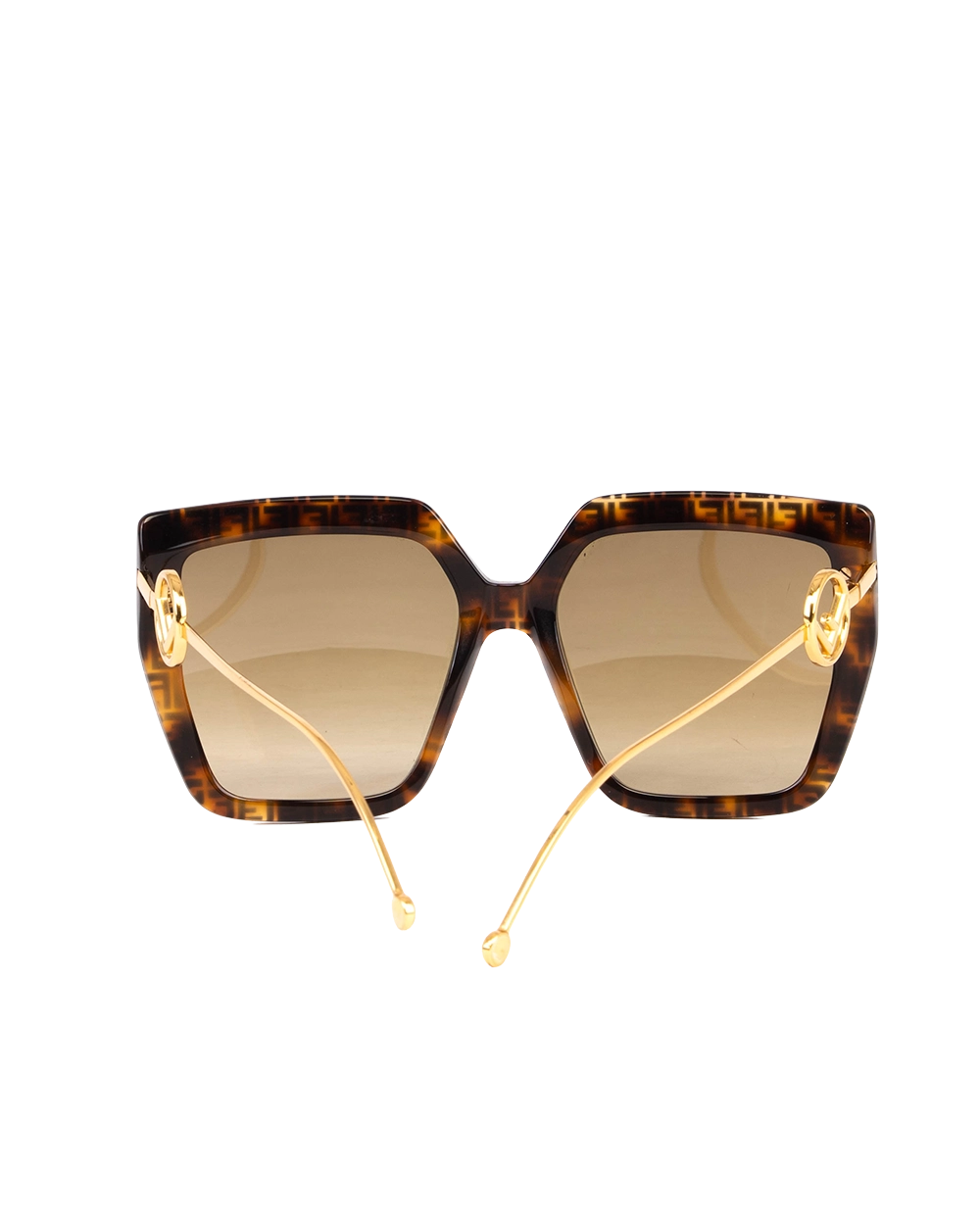 FENDI FF 0410 S SUNGLASSES BROWN GHW 1384