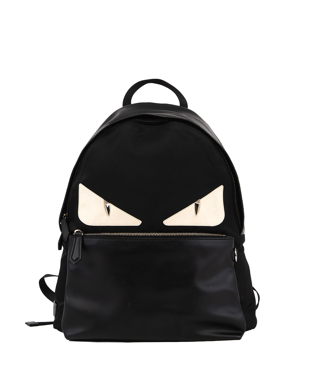 FENDI MONSTER BACKPACK BLACK NYLON SHW 7VZ042 A3DA 189 0501 0003