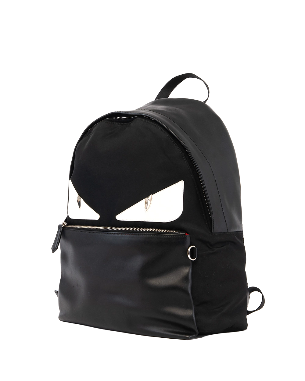 FENDI MONSTER BACKPACK BLACK NYLON SHW 7VZ042 A3DA 189 0501 0004