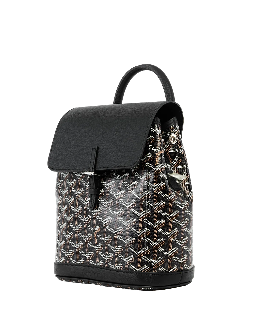 GOYARD ALPIN BACKPACK MINI BLACK CANVAS SHW MAE 020249 2005