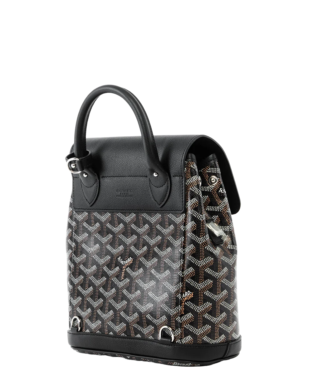 GOYARD ALPIN BACKPACK MINI BLACK CANVAS SHW MAE 020249 2006