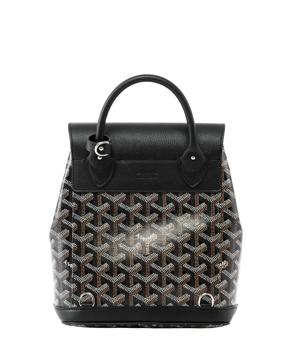 GOYARD ALPIN BACKPACK MINI BLACK CANVAS SHW MAE 020249 2007