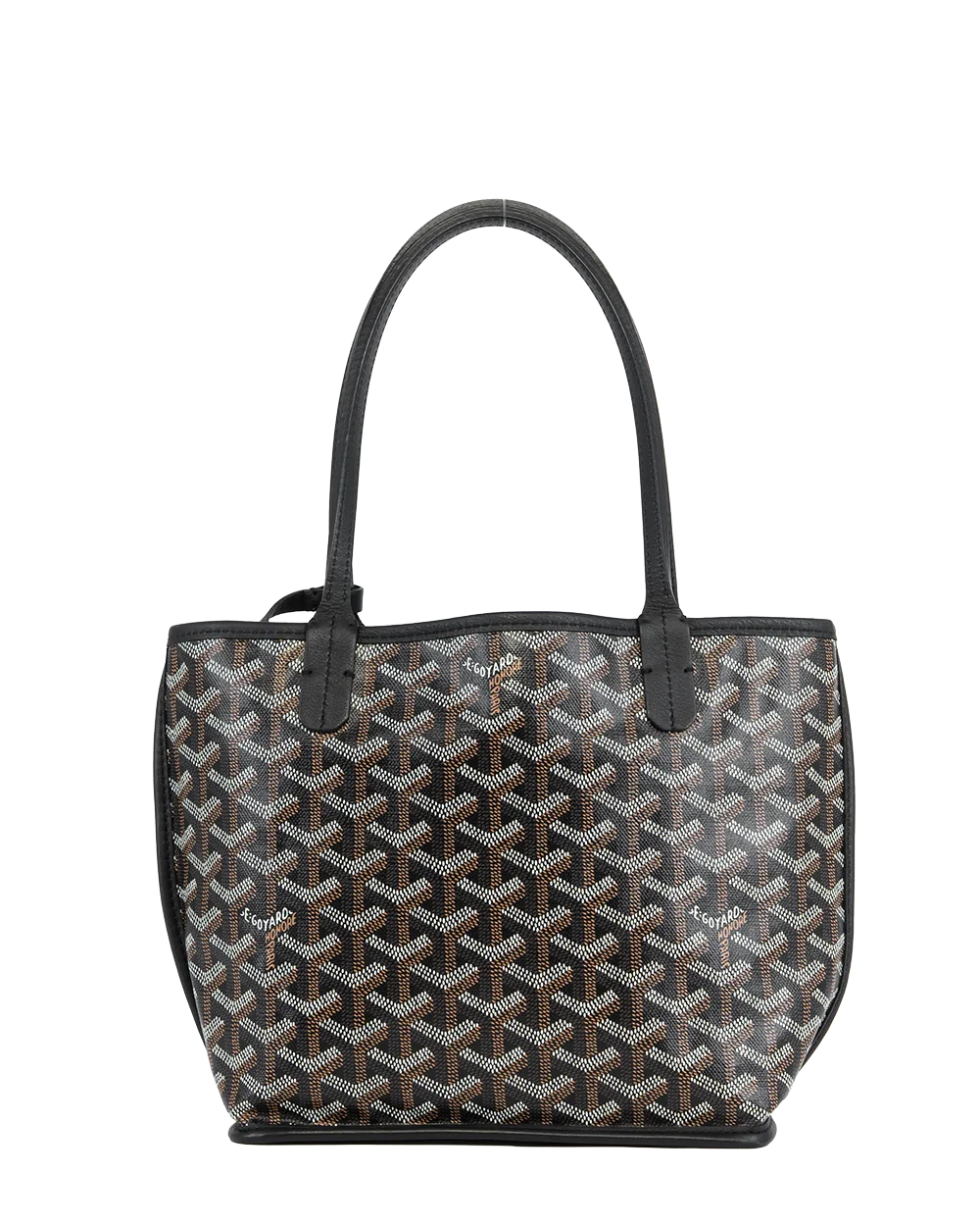 GOYARD ANJOU MINI BLACK CANVAS SHW SUT 020243 1862