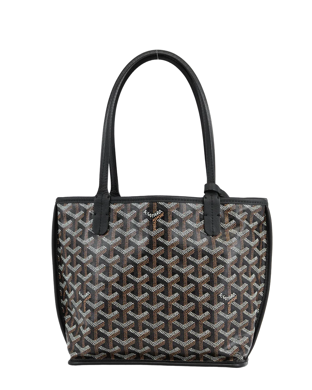 GOYARD ANJOU MINI BLACK CANVAS SHW SUT 020243 1865