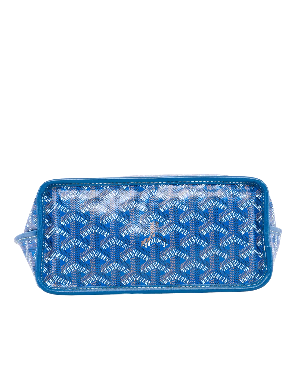 GOYARD ANJOU MINI BLUE CANVAS SHW MAE 020235 05812