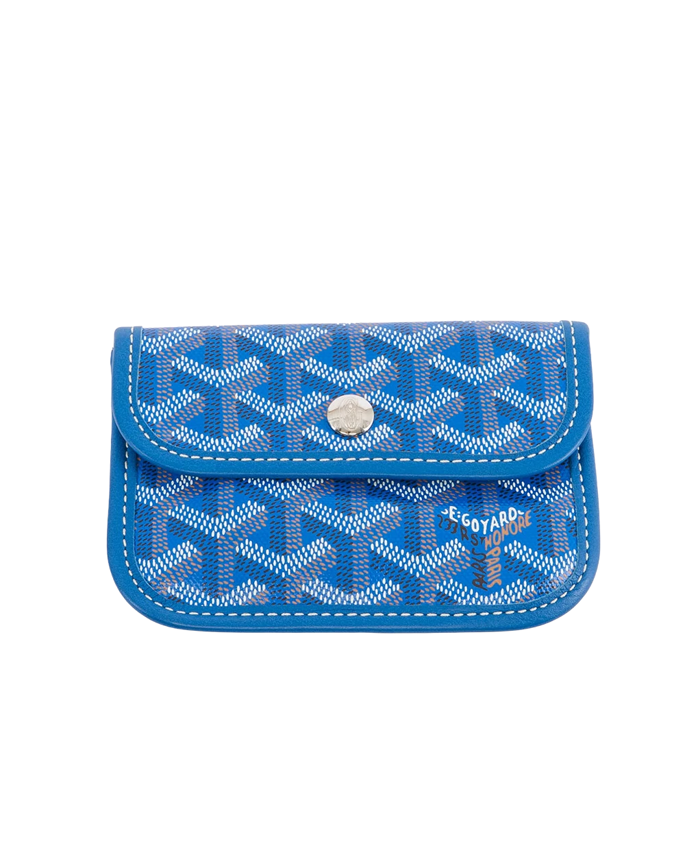GOYARD ANJOU MINI BLUE CANVAS SHW MAE 020235 05813