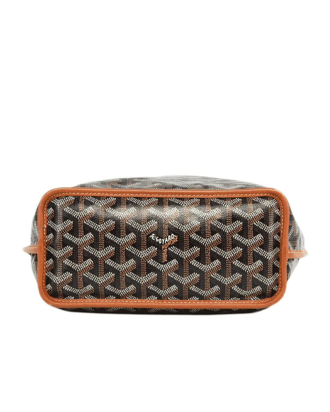 GOYARD ANJOU MINI BROWN CANVAS SHW MAE 020237 2184