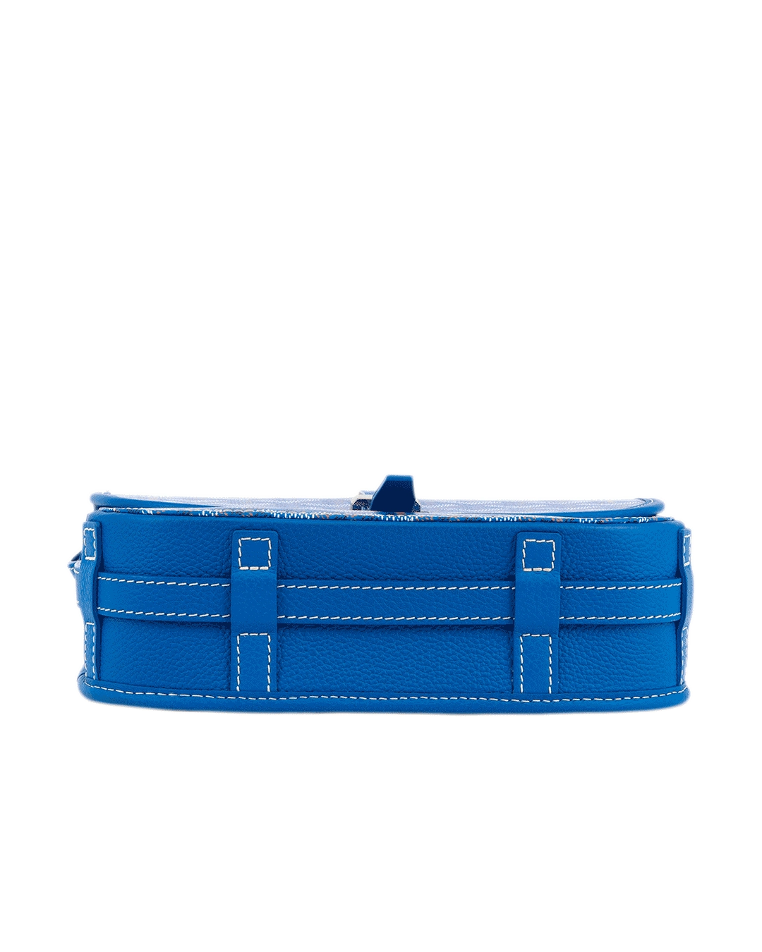 GOYARD BELVEDERE PM BLUE CANVAS SHW LAR 120232 4164