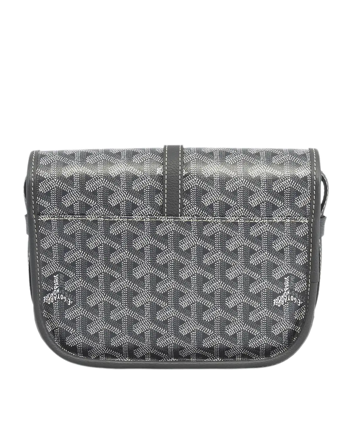 GOYARD BELVEDERE PM GRAY BUTTERFLY CANVAS SHW MAE 020251 2356