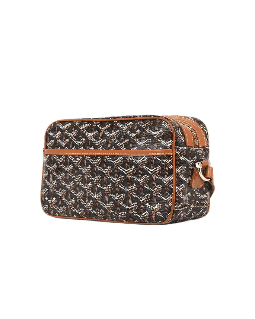 GOYARD CAP VERT PM BROWN CANVAS SHW MAE020233 0335