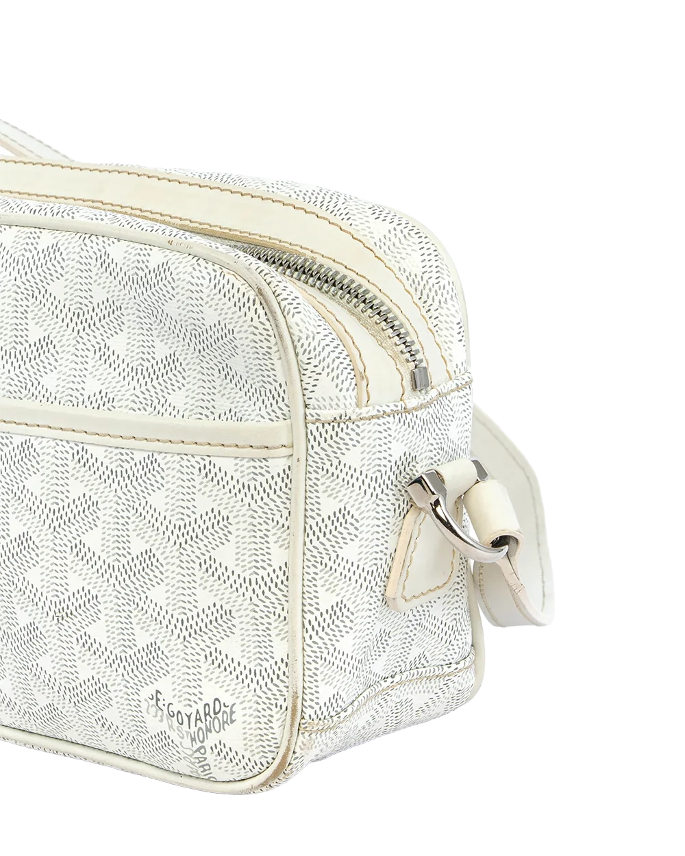 GOYARD CAP VERT WHITE CANVAS SHW MAE 020242 0211