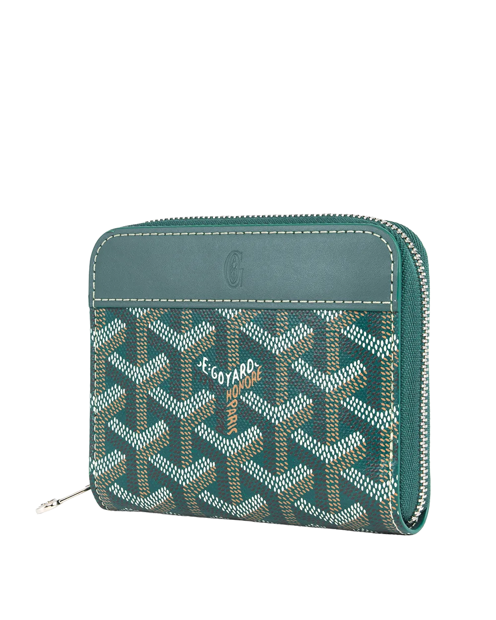 GOYARD MATIGNON PM GREEN CANVAS SHW BEX 020245 1236