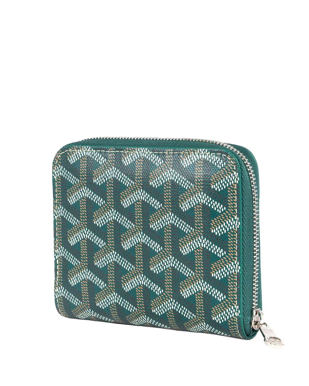 GOYARD MATIGNON PM GREEN CANVAS SHW BEX 020245 1237