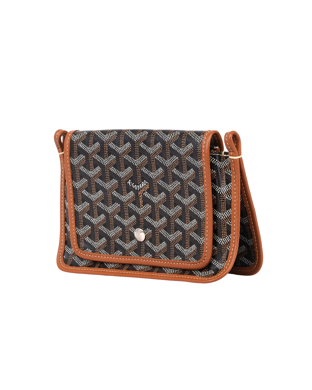 GOYARD PLUMET BROWN CANVAS SHW ADM 020237 0298