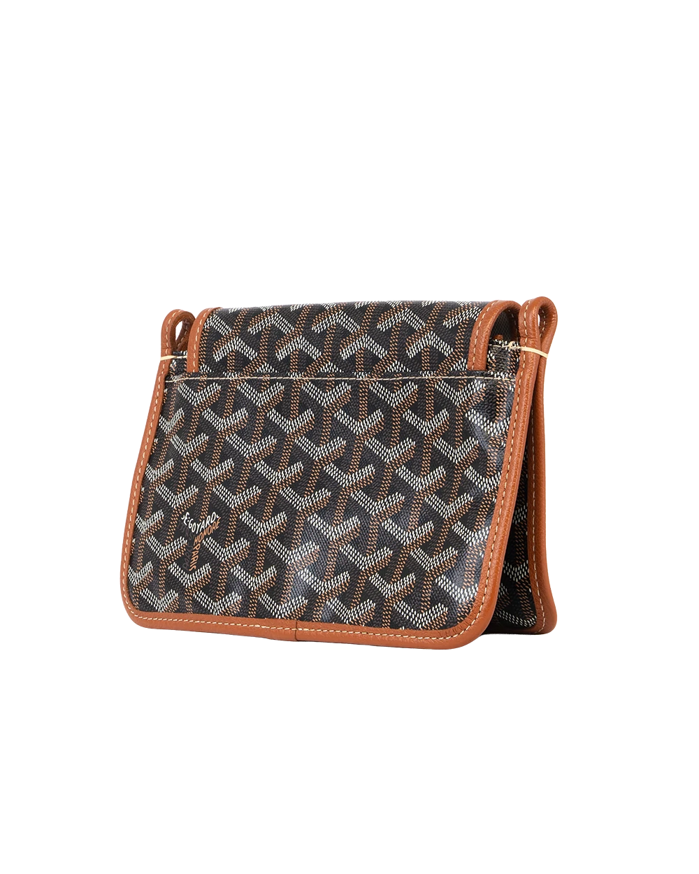 GOYARD PLUMET BROWN CANVAS SHW ADM 020237 0299
