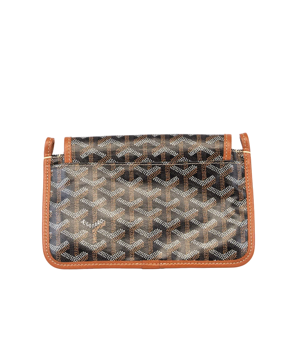 GOYARD PLUMET BROWN CANVAS SHW ADM 020237 0300