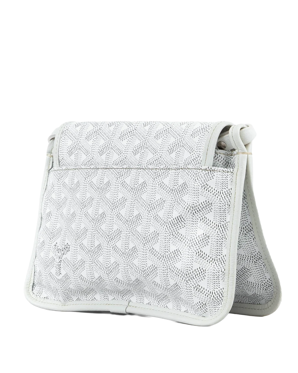 GOYARD PLUMET POCKET WHITE CANVAS SHW RID 120241 72600
