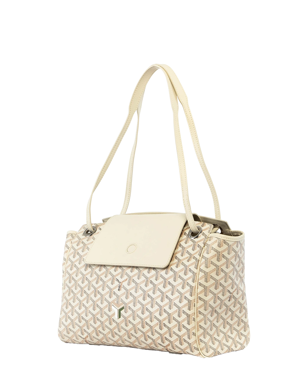 GOYARD ROUETTE SOUPLE WHITE CANVAS SHW SAR020242 1890