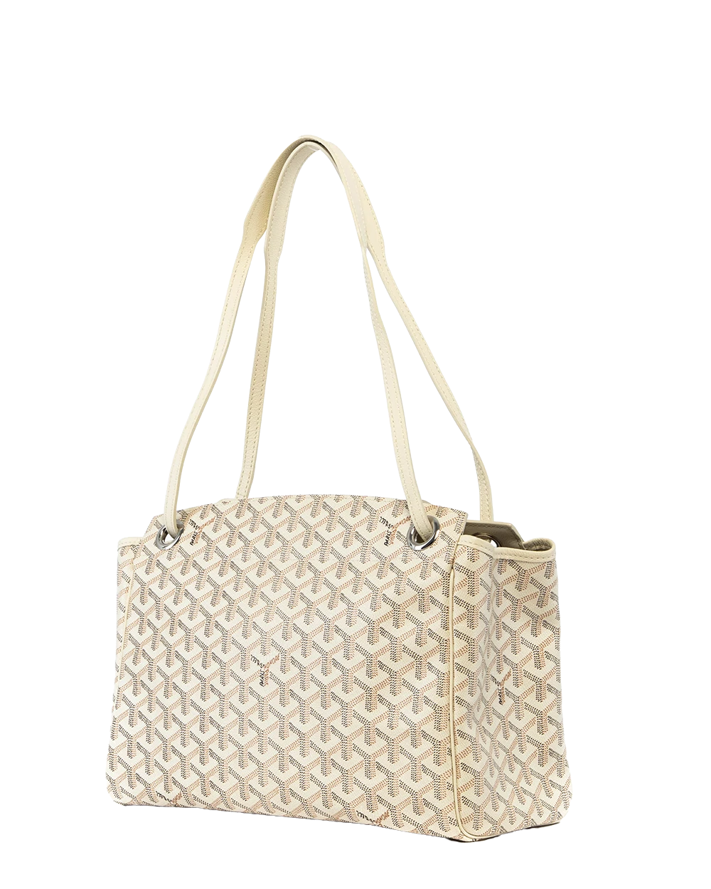 GOYARD ROUETTE SOUPLE WHITE CANVAS SHW SAR020242 1891