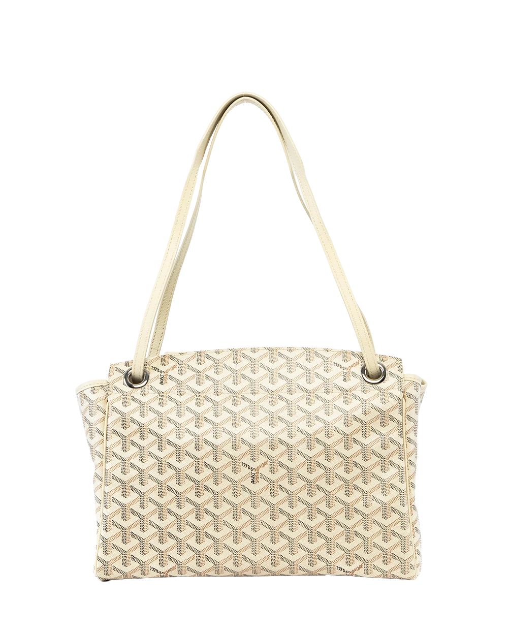 GOYARD ROUETTE SOUPLE WHITE CANVAS SHW SAR020242 1892