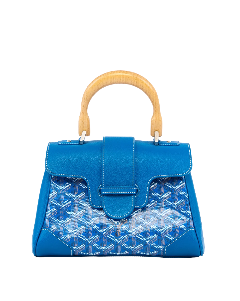 GOYARD SAIGON MINI BLUE CANVAS SHW LAR 020234 0390