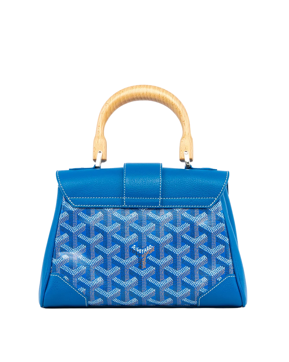 GOYARD SAIGON MINI BLUE CANVAS SHW LAR 020234 0393