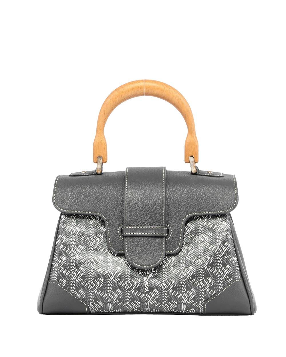 GOYARD SAIGON MINI GRAY CANVAS SHW LAR 020233 0331