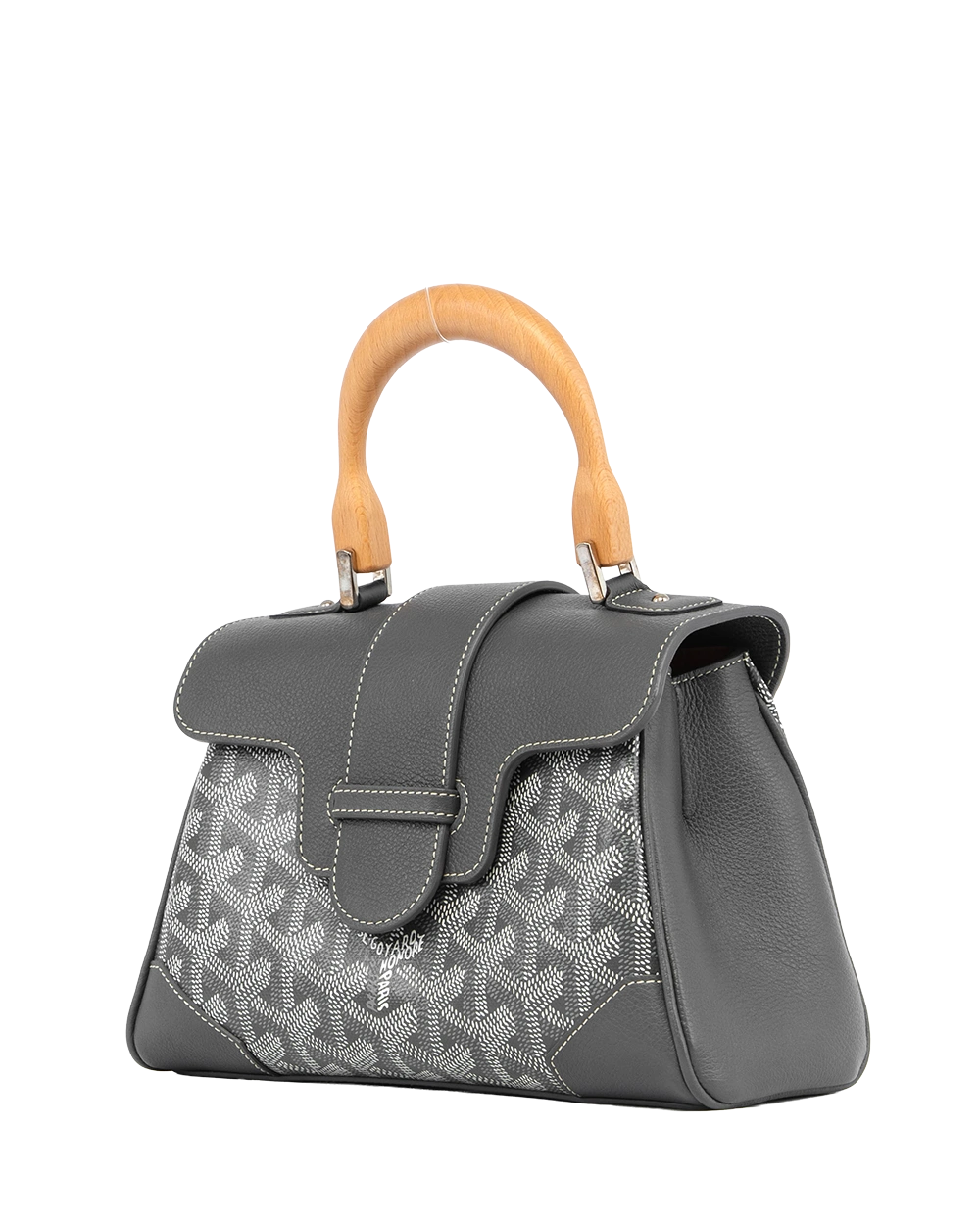 GOYARD SAIGON MINI GRAY CANVAS SHW LAR 020233 0332