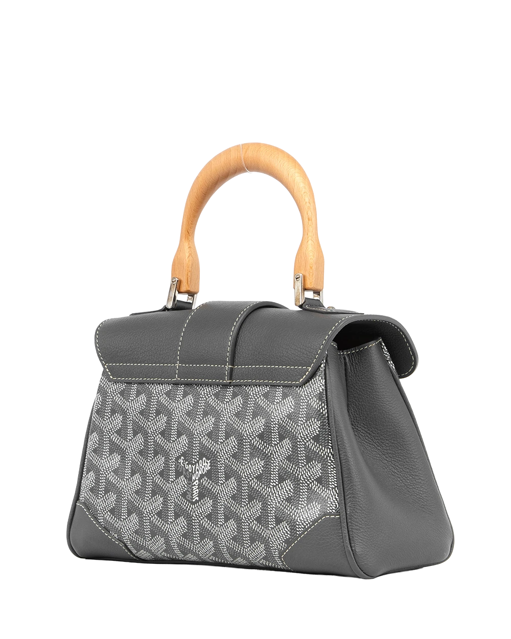 GOYARD SAIGON MINI GRAY CANVAS SHW LAR 020233 0333