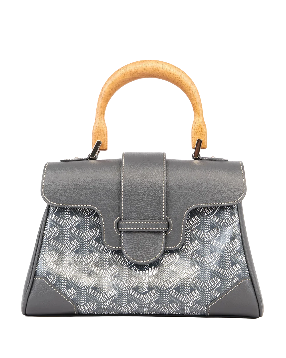 GOYARD SAIGON MINI GRAY CANVAS SHW LAR 020247 0536
