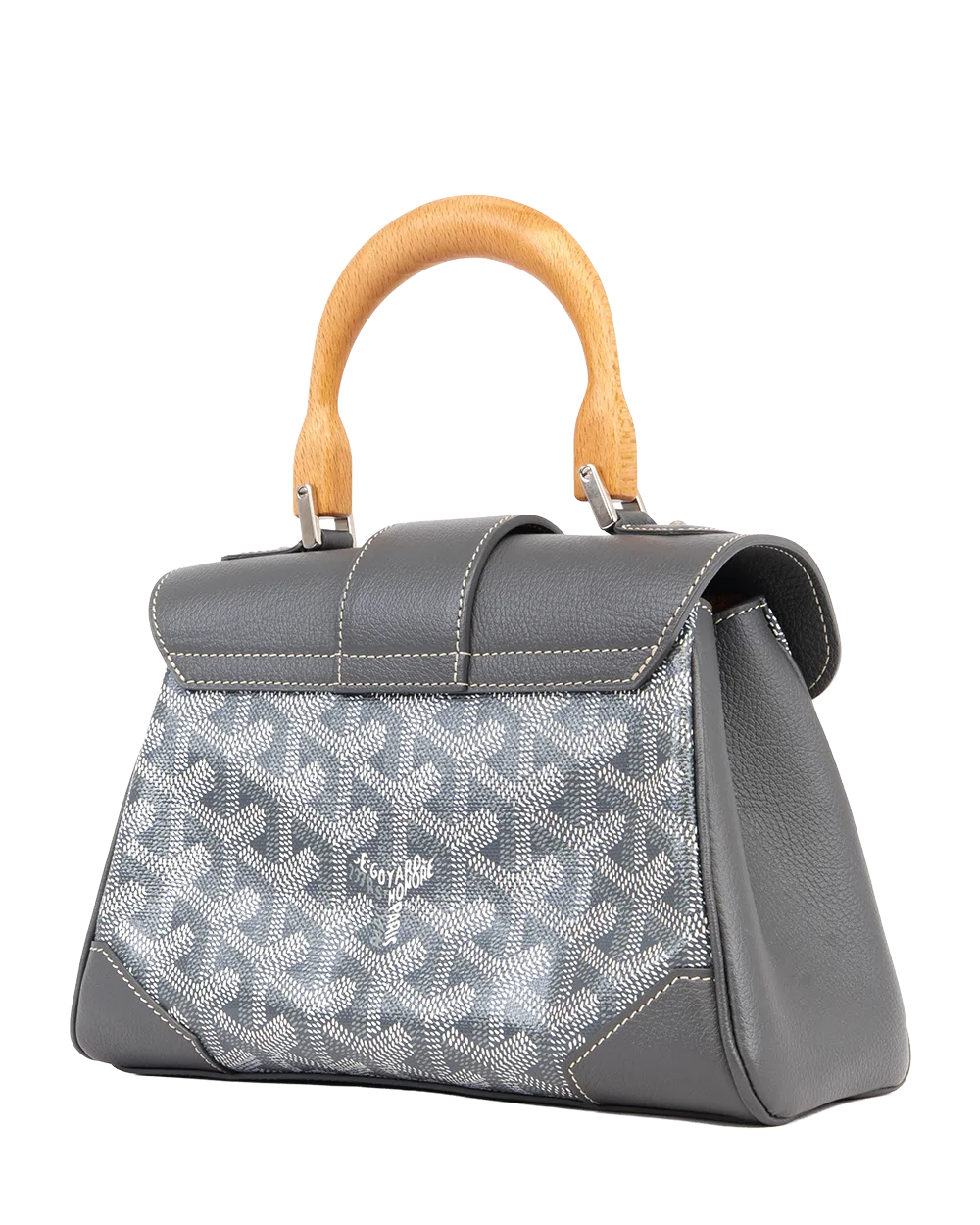 GOYARD SAIGON MINI GRAY CANVAS SHW LAR 020247 0538