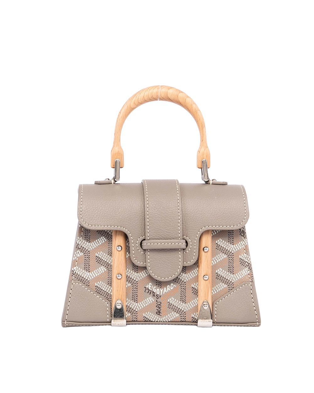 GOYARD SAIGON NANO GRAY CANVAS SHW LAR 020233 05128
