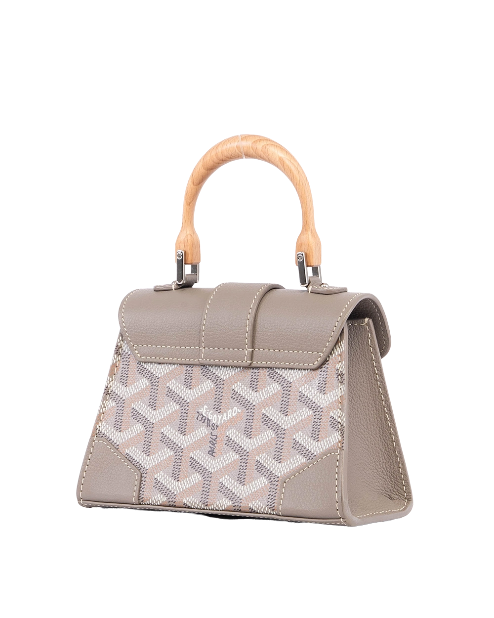GOYARD SAIGON NANO GRAY CANVAS SHW LAR 020233 05130