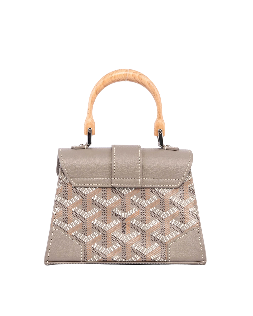 GOYARD SAIGON NANO GRAY CANVAS SHW LAR 020233 05131