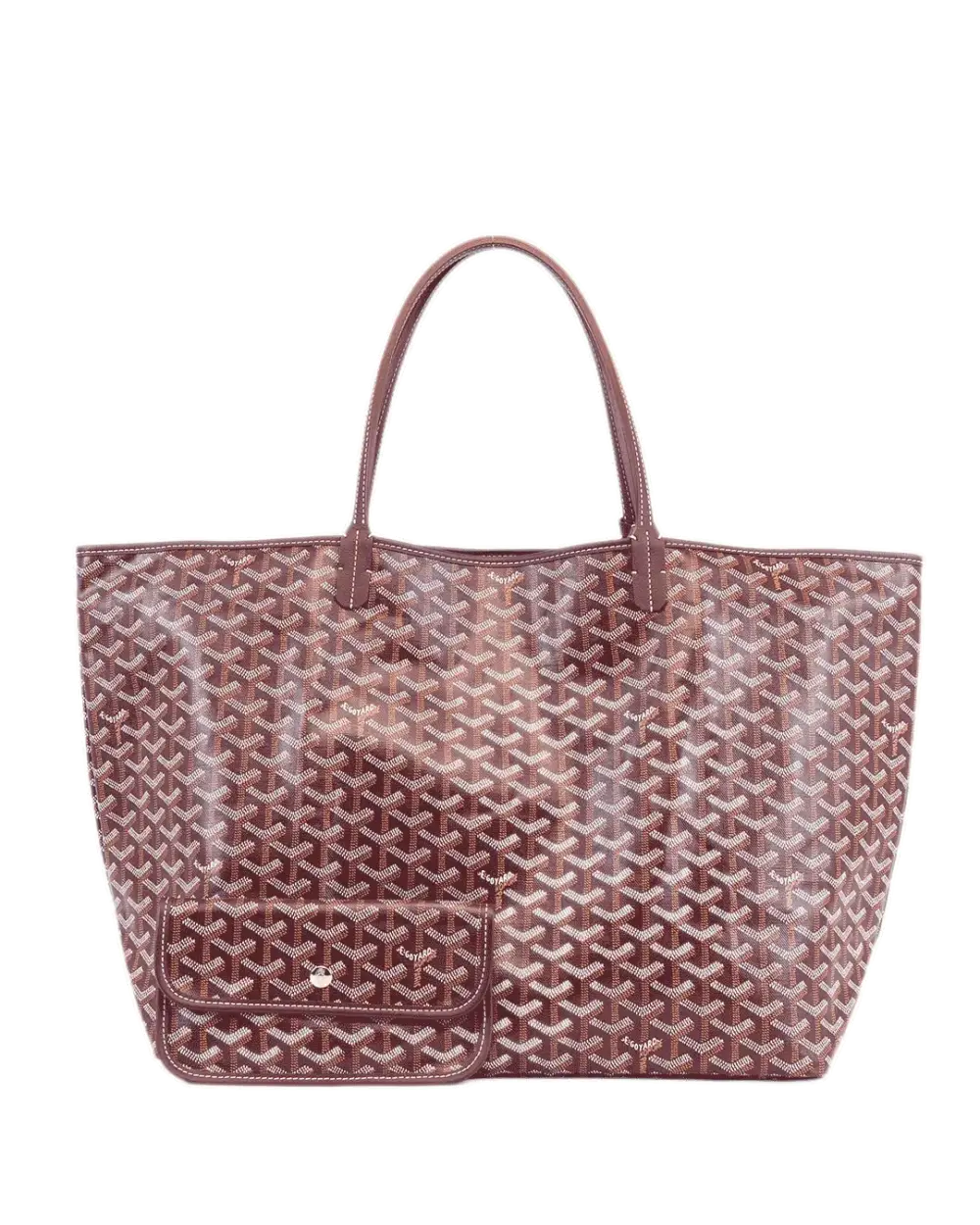 GOYARD ST. LOUIS GM RED BURGUNDY CANVAS SHW COZ 0202444303