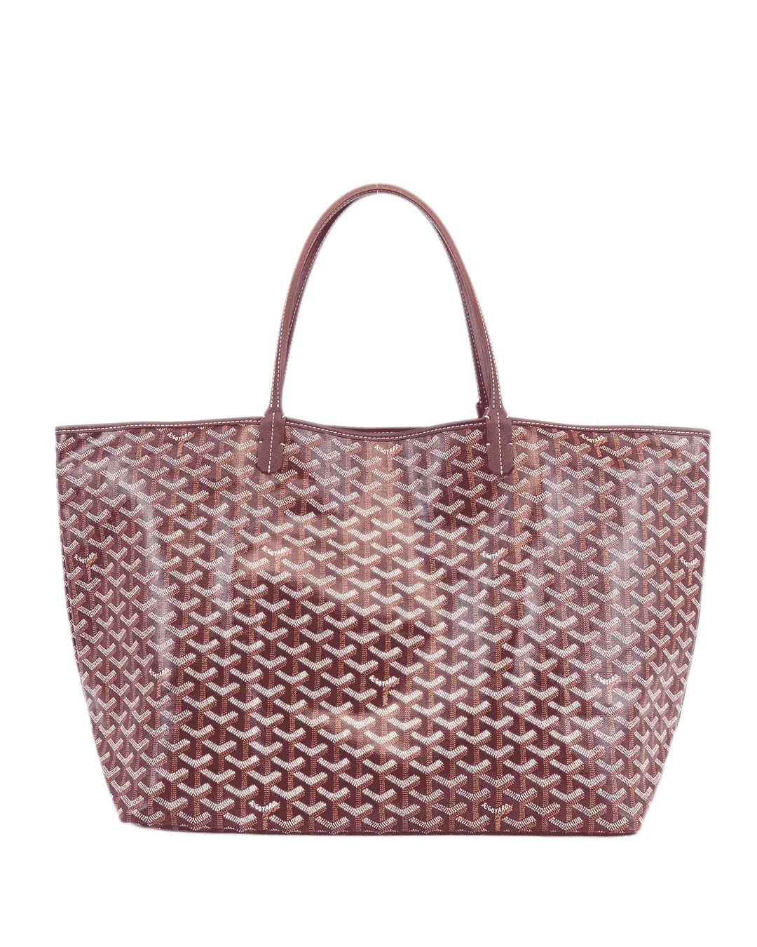 GOYARD ST. LOUIS GM RED BURGUNDY CANVAS SHW COZ 0202444305