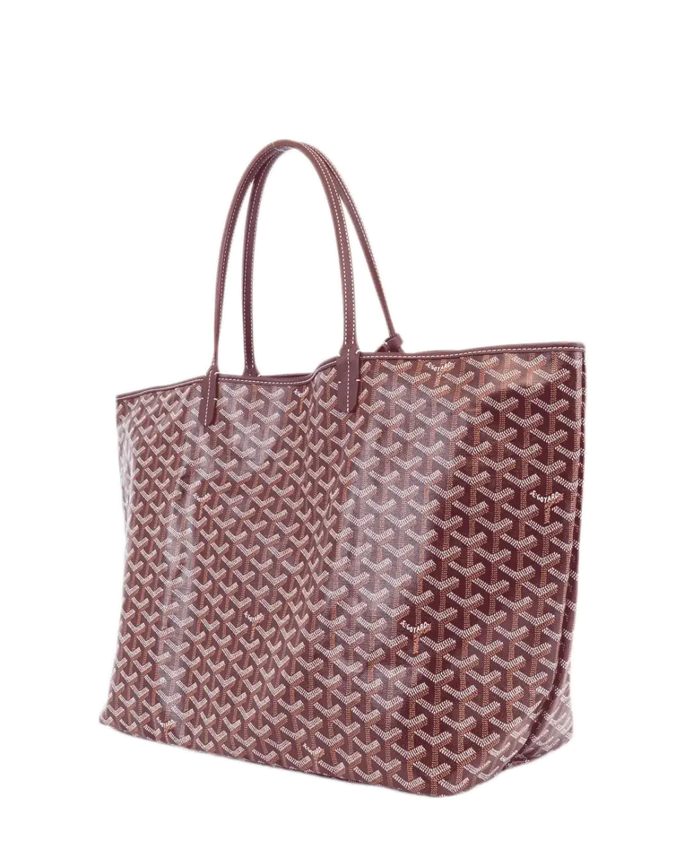 GOYARD ST. LOUIS GM RED BURGUNDY CANVAS SHW COZ 0202444306